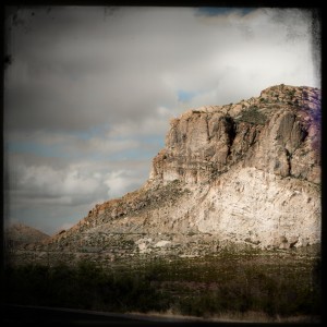 Holga-ized Nikon image of a random mountain in Arizona. Click to enArizonisize