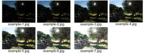All 7 exposures. (Click to Loupeify)