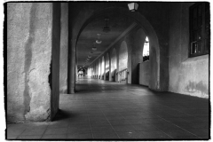 archway-by-tower-BW