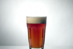 Glass of homemade beer