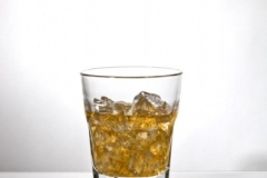 Highball glass of scotch